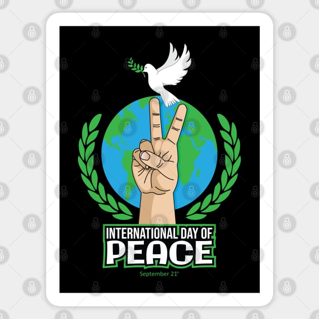 INTERNATIONAL DAY OF PEACE Sticker by Khenyot